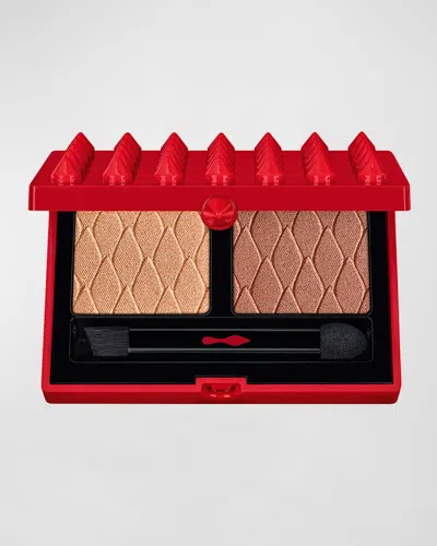 Christian Louboutin Abracadabra Eyeshadow Duo Palette In Hot Nudes Chick