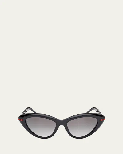 CHRISTIAN LOUBOUTIN ACETATE CAT-EYE SUNGLASSES