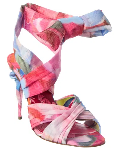 Christian Louboutin Affabula Lace Up 100 Sandal In Multi