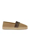 Christian Louboutin Alfarica Nubuck Leather Espadrilles In Nude