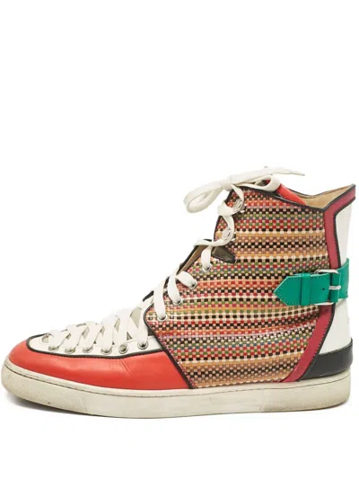 Pre-owned Christian Louboutin Alfie High-top Sneakers