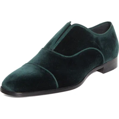 Christian Louboutin Alpha Male Ii Cap Toe Slip-on In Green