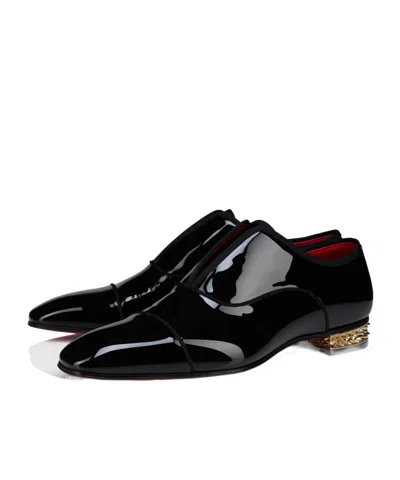 CHRISTIAN LOUBOUTIN HEEL-DETAIL LOAFERS