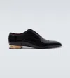Christian Louboutin Alphamale Rocks Patent Leather Oxfords In Black