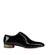 Christian Louboutin Alphamale Rocks Patent Leather Oxfords In Black