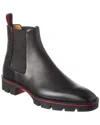 Christian Louboutin Men's Panelled Design Round Toe Boots In Black