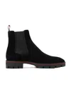 Christian Louboutin Mens Black Melon Flat Calf Black 9 In Black