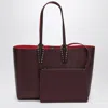 Christian Louboutin Amara Burgundy Cabata Medium Tote Bag