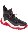 Christian Louboutin Anapur Leather & Rubber Sneaker In Black