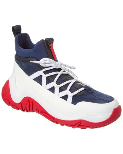 Christian Louboutin Anapur Leather & Rubber Sneaker In White
