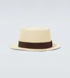 Christian Louboutin Andaloubi Panama Hat In Neutrals