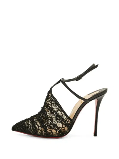 Pre-owned Christian Louboutin Ankle-strap Pumps In Black