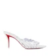 Christian Louboutin Apostropha 80mm Cutout Patent Leather Mules In Multi