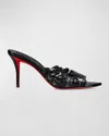 Christian Louboutin Apostropha Slide Sandal In Black