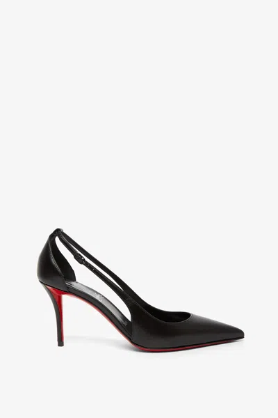 Christian Louboutin Apostrophatoric 80 Pumps In Black Leather