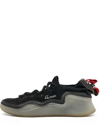 Pre-owned Christian Louboutin Arpoador Suede Sneakers