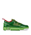 Christian Louboutin Astrocool Pvc-leather Sneakers In Green