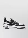 Christian Louboutin Astroflash Leather And Textile Sneakers In Black
