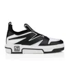 Christian Louboutin Astroflash Leather And Textile Sneakers