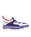 Christian Louboutin Low Top Sneakers In Calf Leather In White