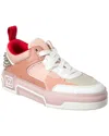 Christian Louboutin Panelled Low-top Leather Sneak In Pink