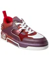 Christian Louboutin Astroloubi Leather Sneaker In Red
