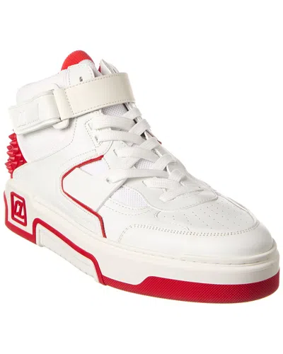 Christian Louboutin Astroloubi Leather Sneaker In White
