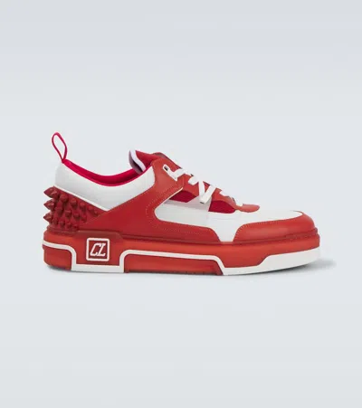 CHRISTIAN LOUBOUTIN ASTROLOUBI LEATHER SNEAKERS