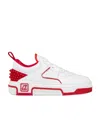 Christian Louboutin Women Astroloubi Leather Sneakers In White