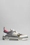 Christian Louboutin Astroloubi Sneakers In Grey Suede And Leather In Grey