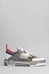Christian Louboutin Astroloubi Sneakers In Grey Suede And Leather In Grey