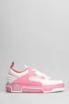 Christian Louboutin Astroloubi Sneakers In White Leather And Fabric In White
