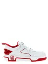 Christian Louboutin White/red Astroloubi Sneakers In White