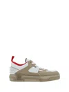 Christian Louboutin Men's Panelled Design Sneakers In Saharienne/white