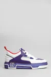 Christian Louboutin Low Top Sneakers In Calf Leather In White