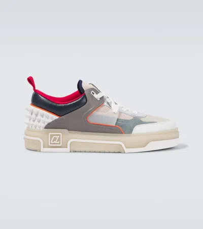 CHRISTIAN LOUBOUTIN ASTROLOUBI SPIKED LEATHER SNEAKERS