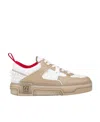 Christian Louboutin Men's Panelled Design Sneakers In Nude