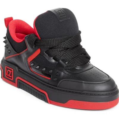 CHRISTIAN LOUBOUTIN CHRISTIAN LOUBOUTIN ASTROSKATE MIXED MEDIA SNEAKER