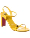 Christian Louboutin Womens Pollen Atmospheria 85 Leather Courts In Yellow