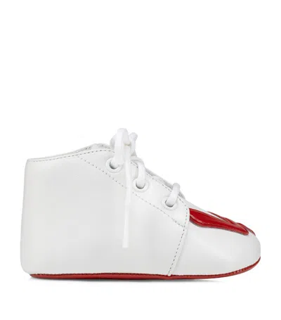 Christian Louboutin Baby Love Leather Sneakers In Multi