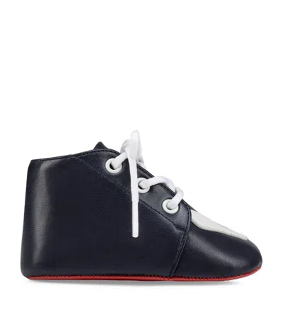 Christian Louboutin Baby Love Leather Trainers In Multi