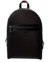 Christian Louboutin Backparis Mesh & Leather Backpack In Red