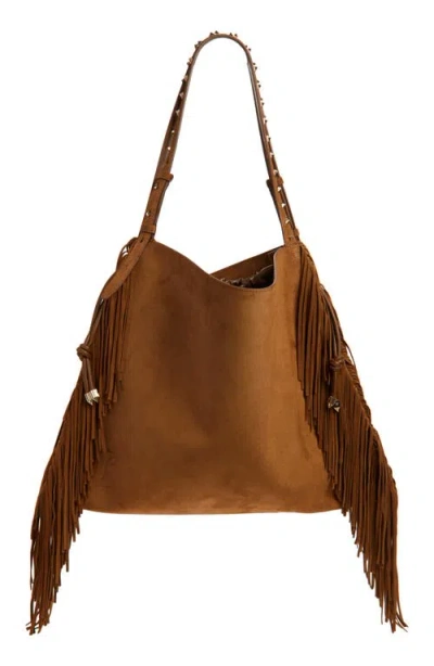 Christian Louboutin Baggy Fringe Suede Tote