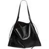 Christian Louboutin Baggy Leather Tote In Black