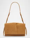 Christian Louboutin Baggy Small Shoulder Bag In Suede
