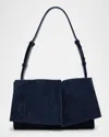 Christian Louboutin Baggy Small Shoulder Bag In Suede