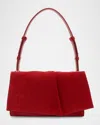 Christian Louboutin Baggy Small Shoulder Bag In Suede