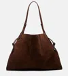 Christian Louboutin Tote Baggy Aus Veloursleder