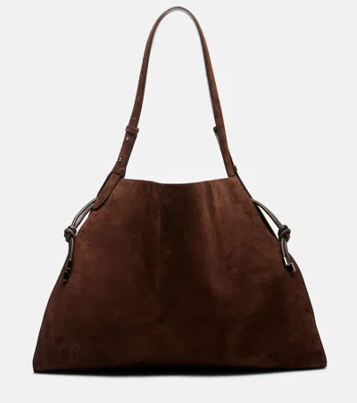 Christian Louboutin Tote Baggy Aus Veloursleder