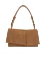 Christian Louboutin Baggy Small Shoulder Bag In Suede In Neutral